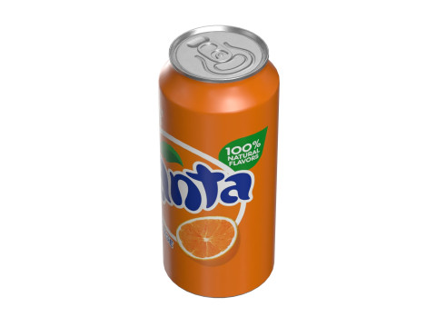 Fanta Drink Can 473ml 13 Modèle 3D