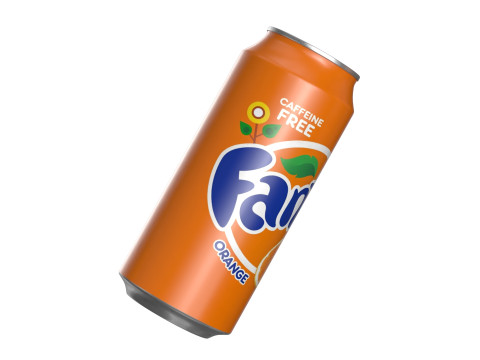 Fanta Drink Can 473ml 13 Modèle 3D