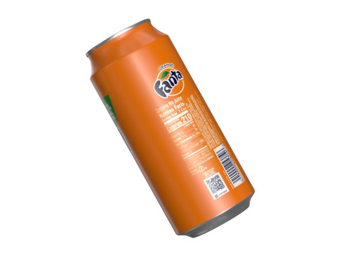 Fanta Drink Can 473ml 13 Modèle 3D