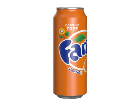 Fanta Drink Can 500ml 14 Model 3D