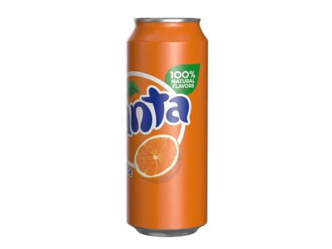 Fanta Drink Can 500ml 14 Model 3D