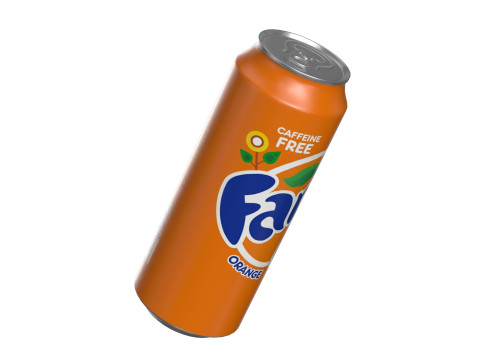 Fanta Drink Can 500ml 14 Model 3D