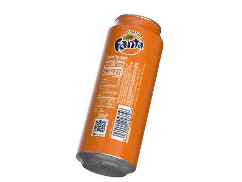 Fanta Drink Can 500ml 14 Model 3D