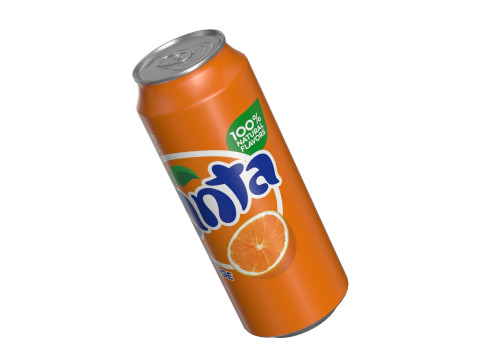Fanta Drink Can 500ml 14 Model 3D
