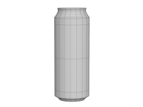 Fanta Drink Can 500ml 14 Model 3D