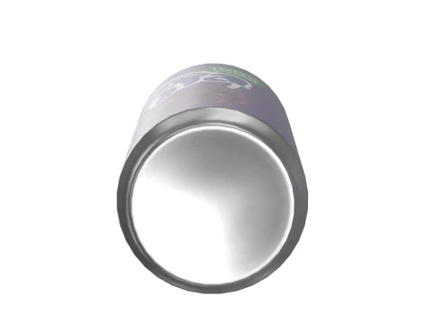 Fanta Grape Drink Can Slim 190ml 01 3D Model