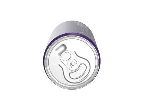 Fanta Grape Drink Can Slim 250ml 02 3Dモデル
