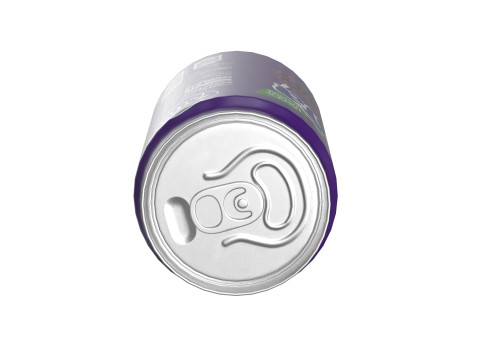 Fanta Grape Drink Can Sleek 200ml 03 3D 模型
