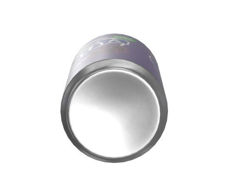 Fanta Grape Drink Can Sleek 200ml 03 3D 模型