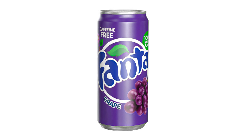 Fanta Grape Drink Can Sleek 270ml 05 Model 3D .c4d .max .obj .3ds .fbx .stl .blend 