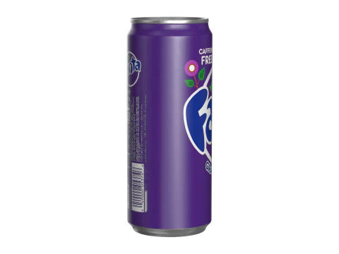 Fanta Grape Drink Can Sleek 310ml 06 3D Model