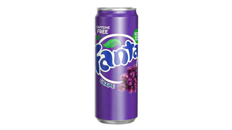 Fanta Grape Drink Can Sleek 330ml 07 3D Model .c4d .max .obj .3ds .fbx .stl .blend 