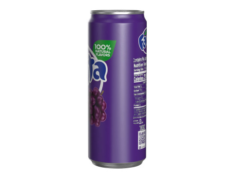 Fanta Grape Drink Can Sleek 330ml 07 3D Model