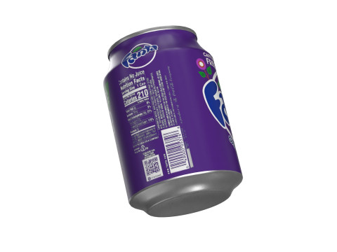 Fanta Grape Drink Can 250ml 09 Modello 3D