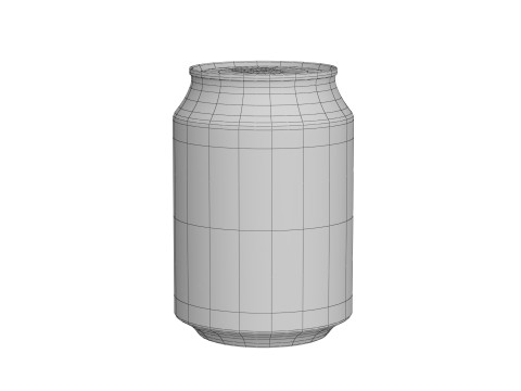 Fanta Grape Drink Can 250ml 09 Modello 3D