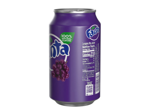 Fanta Grape Drink Can 330ml 10 Modèle 3D