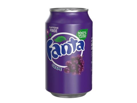 Fanta Grape Drink Can 330ml 10 Modèle 3D