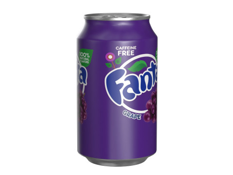 Fanta Grape Drink Can 330ml 10 Modèle 3D