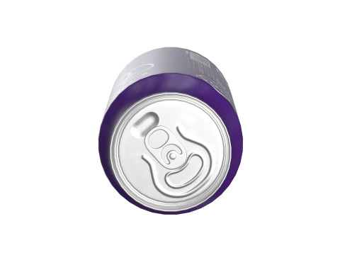 Fanta Grape Drink Can 330ml 10 Modèle 3D