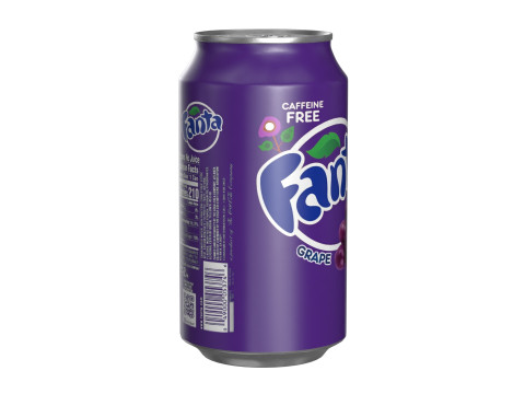 Fanta Grape Drink Can 355ml 11 Modèle 3D