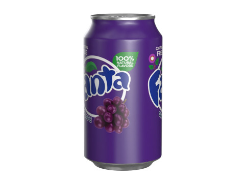 Fanta Grape Drink Can 355ml 11 Modèle 3D