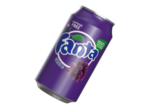 Fanta Grape Drink Can 355ml 11 Modèle 3D