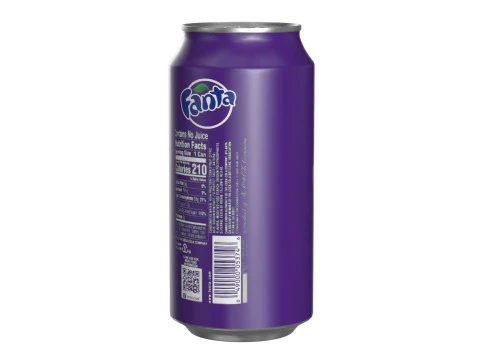Fanta Grape Drink Can 375ml 12 3D Model