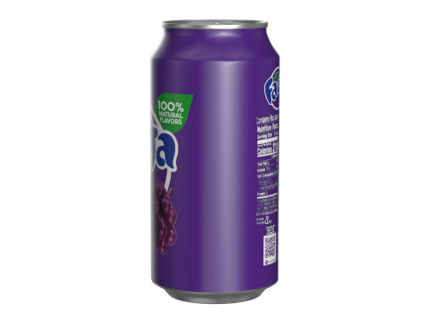 Fanta Grape Drink Can 375ml 12 3Dモデル