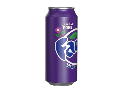 Fanta Grape Drink Can 473ml 13 3D 模型