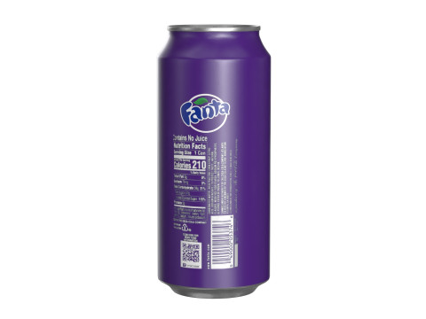 Fanta Grape Drink Can 473ml 13 3D 模型
