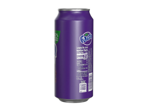 Fanta Grape Drink Can 473ml 13 3D 模型