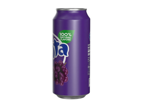 Fanta Grape Drink Can 473ml 13 3D 模型