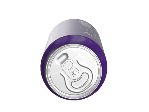 Fanta Grape Drink Can 473ml 13 3D 模型