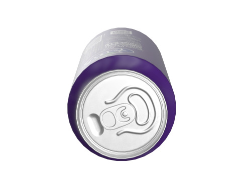 Fanta Grape Drink Can 500ml 14 3Dモデル