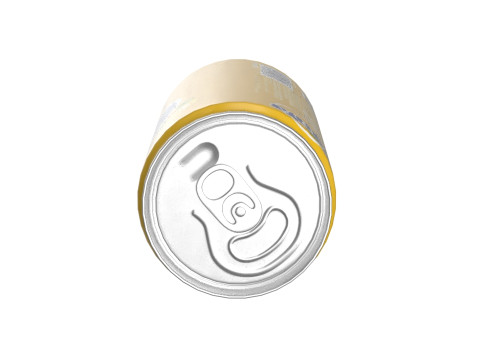 Fanta Pineapple Drink Can Slim 190ml 01 3D Модель
