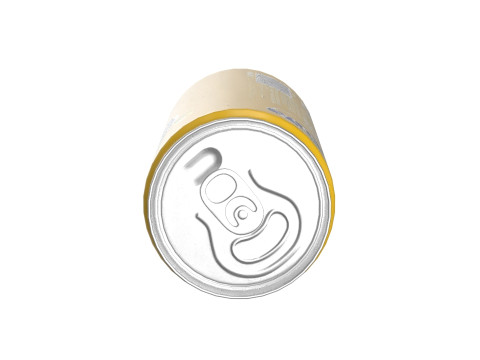 Fanta Pineapple Drink Can Slim 250ml 02 3D-Modell
