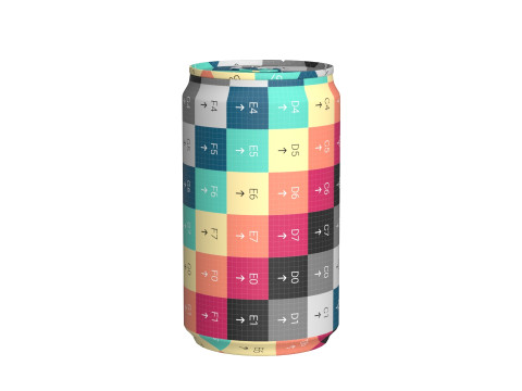 Fanta Pineapple Drink Can Sleek 200ml 03 3D Модель