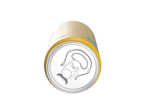 Fanta Pineapple Drink Can Sleek 330ml 07 3D 模型