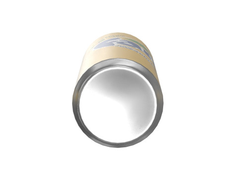 Fanta Pineapple Drink Can Sleek 330ml 07 3D 模型