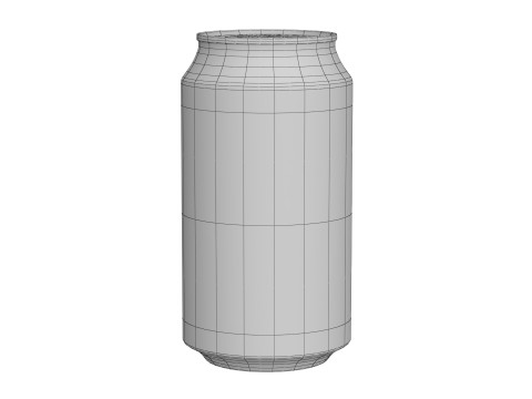 Fanta Pineapple Drink Can 355ml 11 3D Model