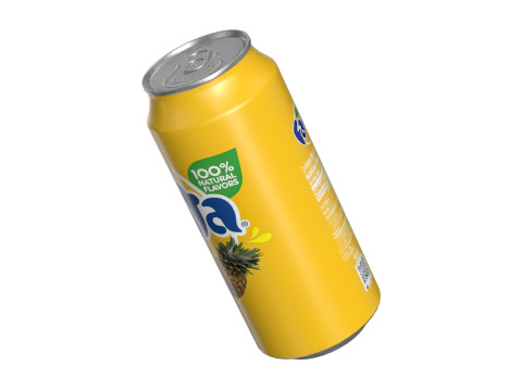 Fanta Pineapple Drink Can 473ml 13 3D 모델