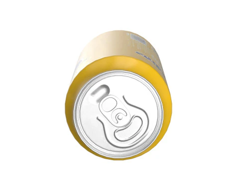 Fanta Pineapple Drink Can 473ml 13 3D Model