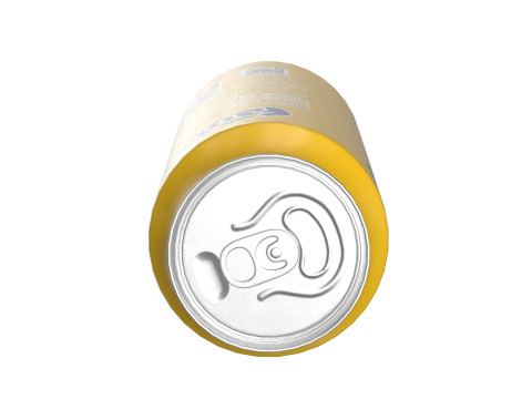 Fanta Pineapple Drink Can 500ml 14 3D Model