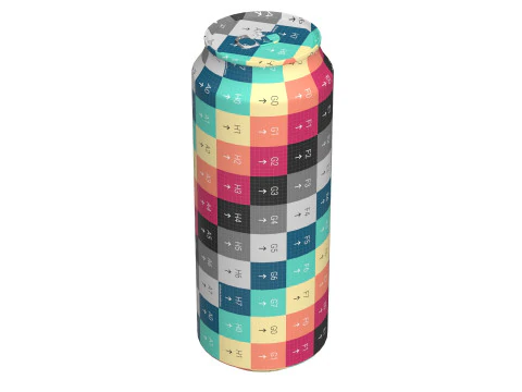 Fanta Pineapple Drink Can 500ml 14 3D Model