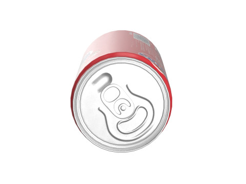 Fanta Strawberry Drink Can Sleek 330ml 07 3D Model