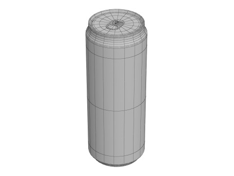 Fanta Strawberry Drink Can Sleek 330ml 07 3D Model