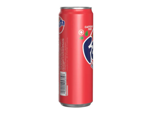 Fanta Strawberry Drink Can Sleek 355ml 08 3D Model