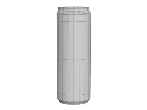 Fanta Strawberry Drink Can Sleek 355ml 08 3D Model