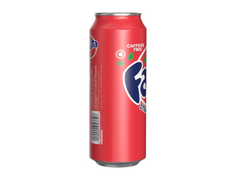 Fanta Strawberry Drink Can 500ml 14 3Dモデル