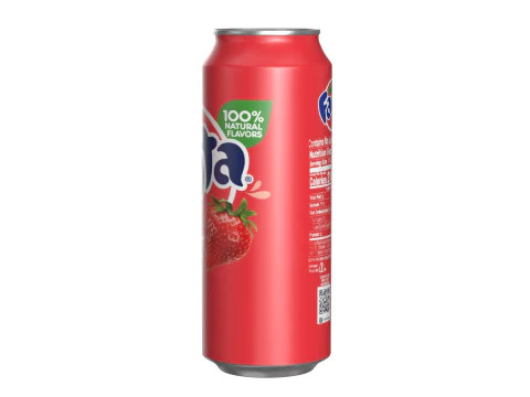 Fanta Strawberry Drink Can 500ml 14 3D Model